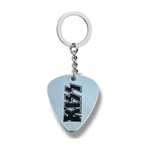 Kıss Rock Grubu Pena Şeklinde Çift Taraflı Rock İşaretli Metal Anahtarlık