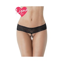 Dbellalingerie Liona İpli Büyük Beden Dantel Külot Kırmızı