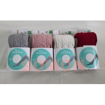 Penti Kız Çocuk Triko Karına Külotlu Çorap Pretty Kilotlu Çorap 4'lü Kırmızı-gri-vanılya-a.pembe Penti Kız Çocuk Triko Karına Külotlu Çorap Pretty Kilotlu Çorap 4'lü Kırmızı-gri-vanılya-a.pembe