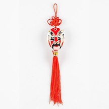 Feng Shui Düğüm Maske Kırmızı Çin Şans Duvar Süsü