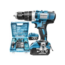 Bulldozer BPT-CD365 36V 5 Ah Darbeli 13 MM Çift Akülü Şarjlı Vidalama Matkap