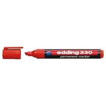Edding Markör Permanent Kesik Uçlu 1-5 Mm Kırmızı 330 10 Adet