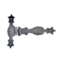 Hubrendy Çer Antika Tarz Dekoratif Pirinç Kuyruklu Zambak Menteşe - 175x248 Mm, Oksit