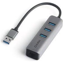 Dark DK AC NTBRX2000 Usb 3.0 Gigabit RJ45 Ethernet Çoklayıcı Adaptör