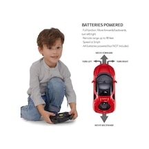 Rastar 1:14 Ferrari Sf90 Stradale Uzaktan Kumandalı Araba 2.4ghz Kesintisiz Frekans İleri Geri Sürüş Esnasında Yanan Ön Ve Arka Led Farlı 34 Cm Oyuncak Araba Kırmızı