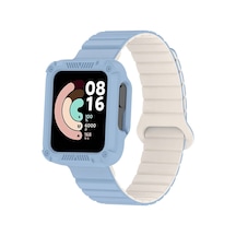 Xiaomi Redmi Watch 1 Silikon Kordon Nvth Krd-105 Strap Kayış-mavi-starlight