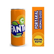 Fanta Portakal Aromalı Gazoz 250 Ml Kutu 6 250 Ml