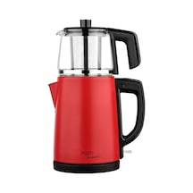 Leggno Gourmet Pro LE-GRM102GTMRD 1650 W Cam Demlikli Çelik Çay Makinesi