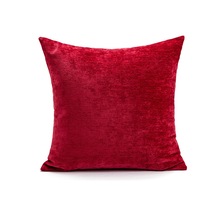 Gajeena Noel Temalı Kırmızı Kumaş Yastık Kılıfı - İç Dolgu Yok - 45x45 Cm - Ev Otomobil Koltuk Sandalye Yedek - Ins Stilinde Dikişli Desenli Konforlu Yastık Kılıfı Diğer