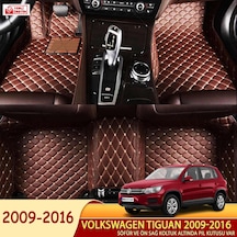 Volkswagen Tiguan 2009-2016 5D Havuzlu Suni Deri Oto Paspas N11.12584