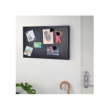 Dünya Magnet Mıknatıslı Pano Siyah 50x32 Cm Dekoratif Metal Magnet Panosu Çok Renkli