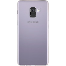 Samsung Galaxy Uyumlu A8 Plus (2018) 1mm Silikon Şeffaf Kılıf