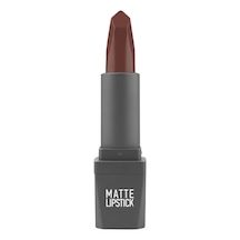 Yoğun Renk Veren Uzun Süre Kalıcı Nemlendirici Kadifemsi Mat Ruj - Matte Lipstick 413 Dusty Plum Çok Renkli