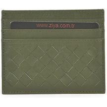 Ziya, Unisex Hakiki Deri Kartlık 1539852z05 Yeşil 1539852z05 630 Yeşil
