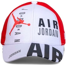 Beyaz Air Jordan Basketbol Beyzbol Şapkası - Standart