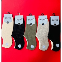 Aytuğ Çorap Aytuğ Erkek Modal Sneaker Çorap 5 Çift-13353 Asorti