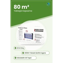 Elektrikli Sinek Öldürücü Cihaz 30w 2x15w 3000v M² Kapsama Ev Ofi