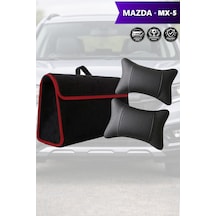 Mazda Mx5 Uyumlu Bagaj Çantası Koltuk Yastığı Siyah Renk Lüks Model