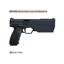 Krytac Silencerco Maxim9 Siyah Gbb Airsoft Tabanca
