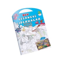 Efsanevi Ejderhalar Dev Boyama Posteri