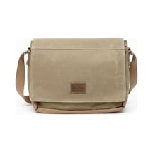 Old Cotton Cargo Boıse Computer Bag Omuz Çantası Camel