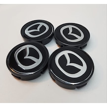 Jant Göbeği Mazda 55/52 52Mm Yuvaya Göre 4'Lü Set Sıyah