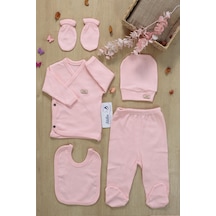 Sitilin Kız Bebek 5 Li Hastane Çıkışı Seti Stl6441 Beyaz