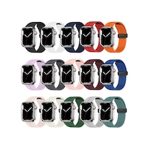 Watch 44mm Uyumlu Krd-84 Uyumlu Zore Kordon-lila