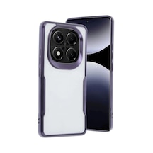 Jenerik Xiaomi Redmi Note 14 Pro Plus Kılıf Boyi Silikon Kapak - Derin Mor