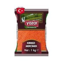 Yazar Yerli Kırmızı Mercimek 1 KG