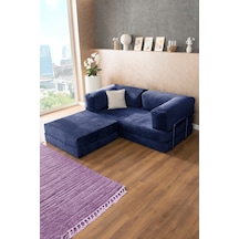 Argimo Godila Yatak Köşe Koltuk Lacivert