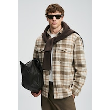 Lufian Vardar Erkek Basic Gömlek Regular Fit Bej Bej 112010673100550 Bej