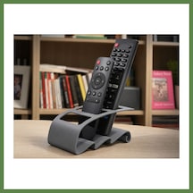 Bezos 3d Baskı Tv Kumandası Ve Masaüstü Organizer - Uzaktan Kumanda Düzenleyici Stand-gri Hb006