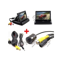Kameralı Park Sensörü 4.3 Kapanır Monitör Micro Kamera