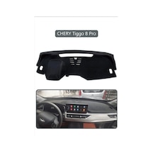 Chery Tiggo 8 Pro Torpido Koruma Halısı Gri Kenar