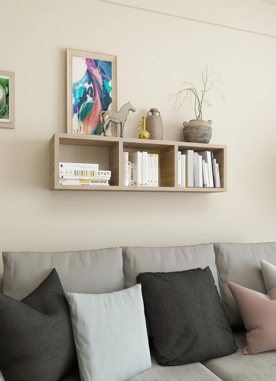 Kitaplık Hediye Duvar Rafı Mobilya 90 Cm Cordoba Cordoba