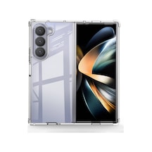 Samsung Uyumlu Galaxy Z Fold 6 Kılıf Darbe Önleyici Anti Shock Özellikli Kamera Korumalı Silikon Cherena Şeffaf