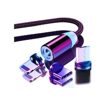 Xiaomi Type-C Micro USB Manyetik Hızlı Şarj Kablosu Xiaomi Type-C Micro USB Manyetik Hızlı Şarj Kablosu
