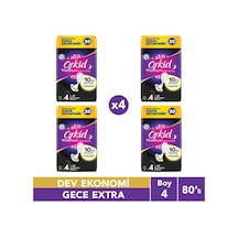 Platinum Gece Ekstra Boy 4 20 Adet Hijyenik Ped 4 Adet
