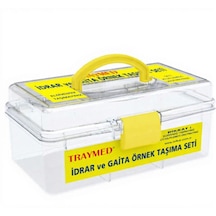 İddrar-gaita Örnek Taşıma Seti Küçük-şeffaf