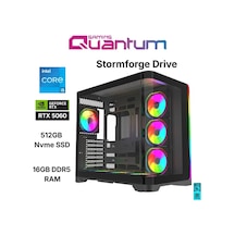Quantum Gaming Stormforge Drive i5-14400F 16 GB 512 GB RTX5060 Masaüstü Oyuncu Bilgisayarı