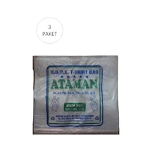 Kalın Şeffaf Atlet Poşet Orta Boy 27x47 Cm 1 Kg 3 Paket-takriben 435 Adet