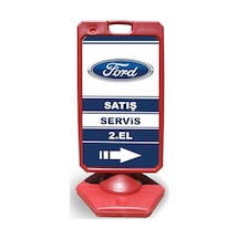 Ford     Reklam ve Yönlendirme Uyari Dubasi A Tabela Kırmızı