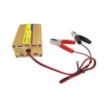 12v Dc'den 220v Ac'ye Dönüştürücü 220w, 2x Usb Çıkışı 5v 2a , Aluminyum Gövde, Acil Kullanım İçin Inverter