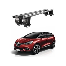 Royal Renault Grand Scenic 2017 Ve Sonrası Uyumlu Gri Kilitli Ara Atkı Port Bagaj Tavan Barı