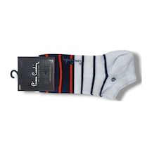 P.cardin 3035-25 Pamuk Zebra Soket Çorap 40-44 Beyaz