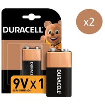 Duracell Alkalin 9 Volt Pil 2'li Paket