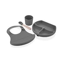 Babyjem Silikon Beslenme Seti Gri-9457 Gri