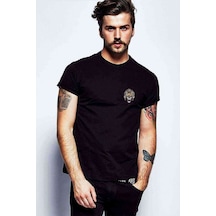 Pearl Jam Skull Baskılı Siyah Erkek Tshirt