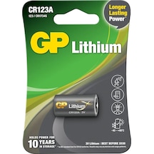 AYT Ticaret HT-101 GP CR123A 3 VOLT LİTYUM FOTOĞRAF MAKİNESİ PİLİ